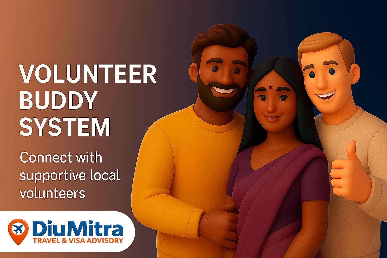 Volunteer Buddy System – Connect with Supportive Local Volunteers