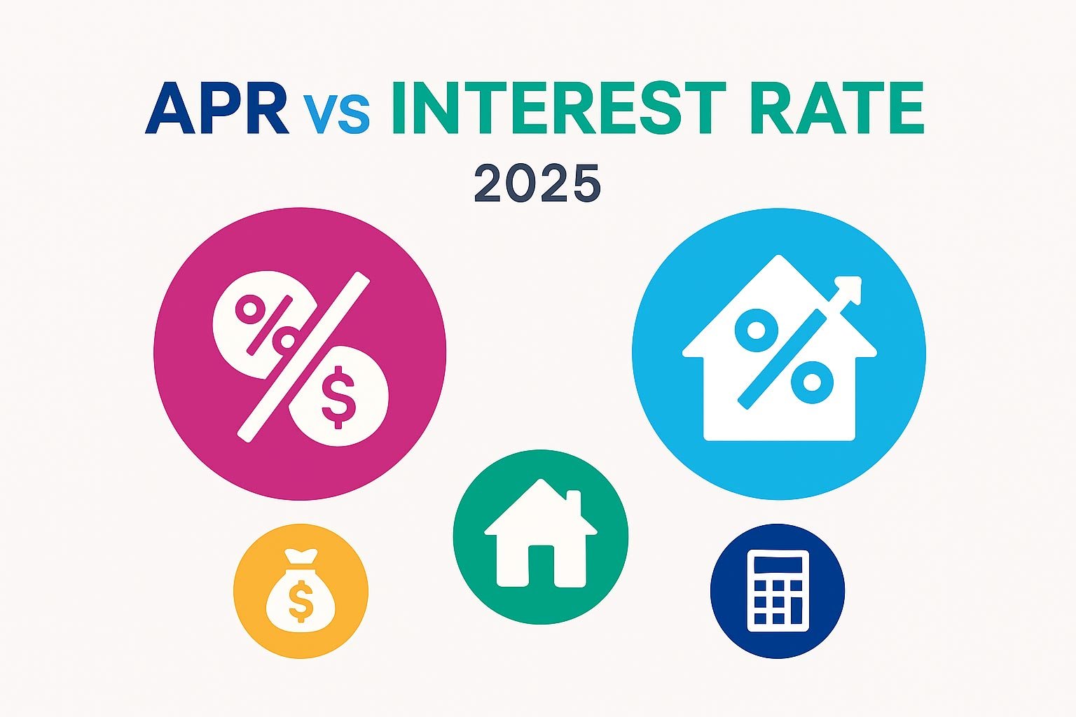 APR vs Interest Rate Explained (2025 Guide + Free Tools)