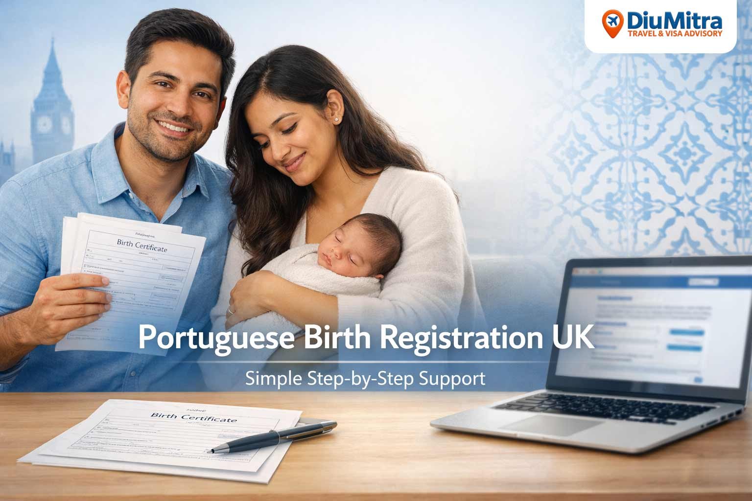 Advisory guidance for Portuguese birth registration for children born in the UK.