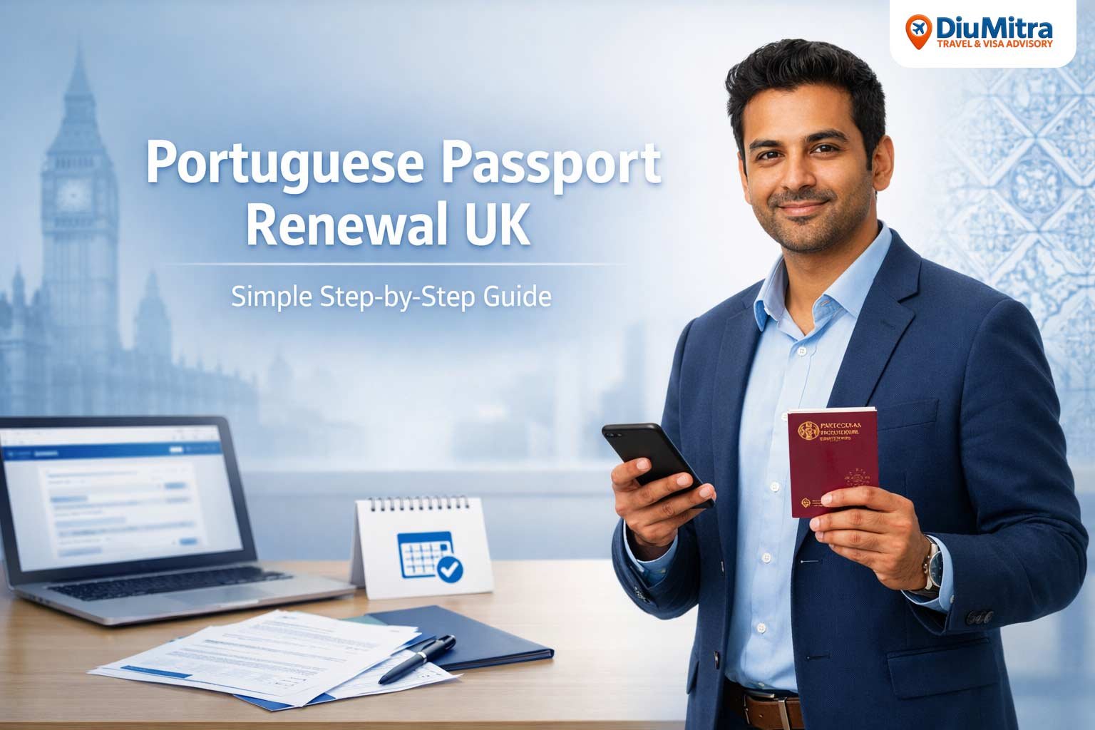 Portuguese passport renewal guidance for the Diu and Daman community in the UK.